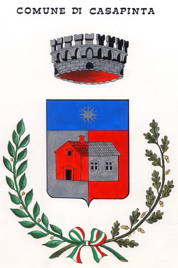 Emblema della Città diCasapinta (Biella)