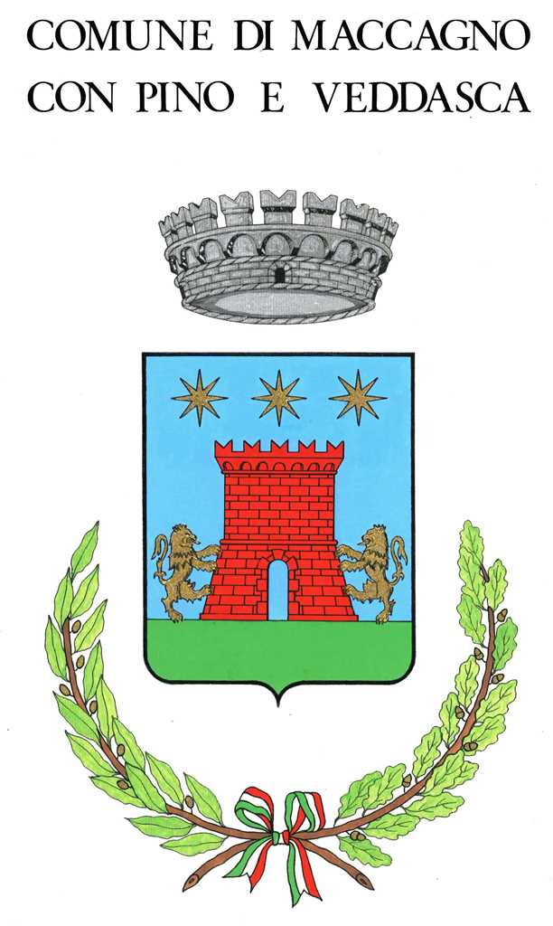 Emblema del Comune di Maccagno con Pino e Veddasca (Varese)