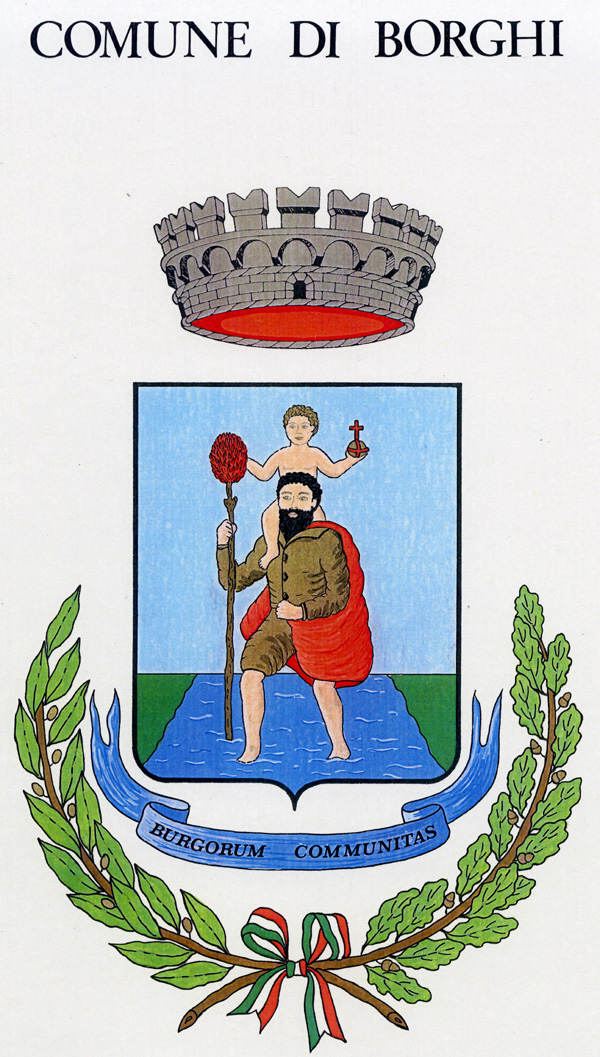 Emblema del Comune di Borghi