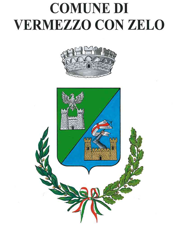 Emblema del Comune di Vermezzo con Zelo